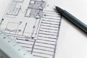 Blueprint drawing