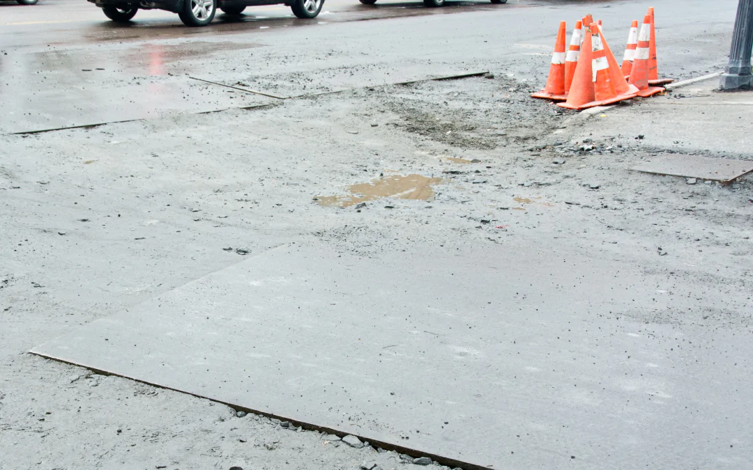 What are anti-skid road plates?