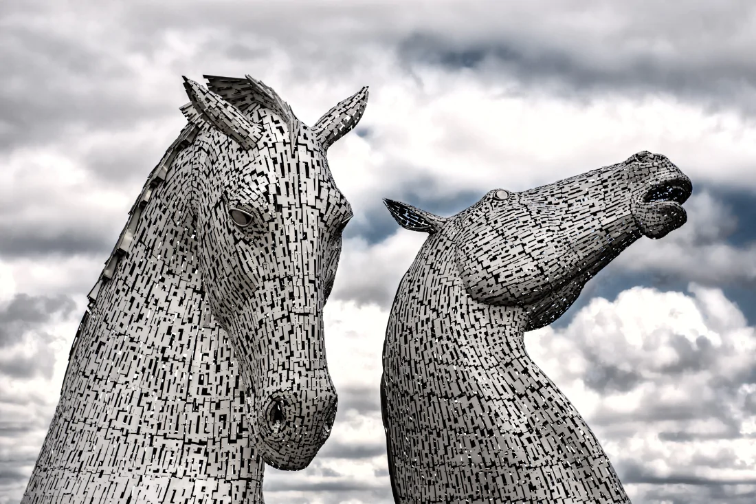 kelpies steel sculptures